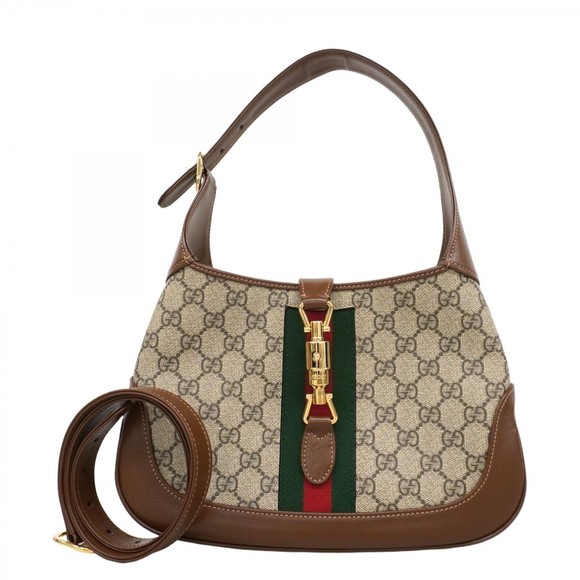Gucci Jackie Brown PVC shoulder - Picture 1 of 10